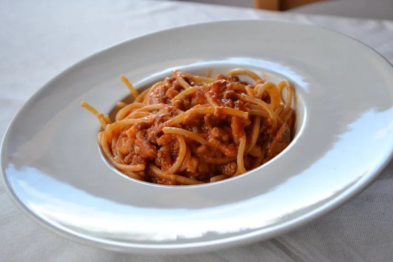 Spaghetti all'amatriciana